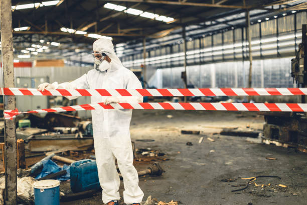 Professional Biohazard technician working in Alexander, NC